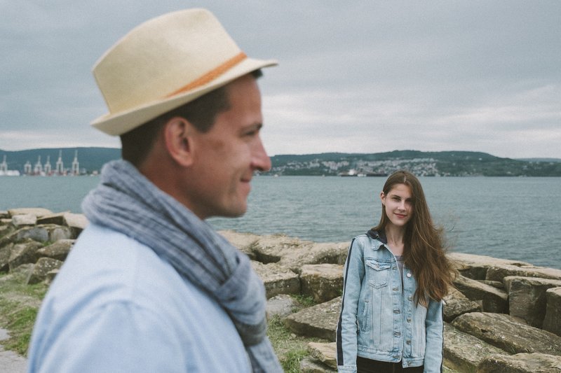 фотограф словения, русский фотограф словения,  свадебный фотограф словения,  фотограф европа,  фотограф италия, фотограф венеция, русскоговорящий фотограф словения,  русскоговорящий фотограф европа, семейный фотограф, Словения. Фотосессия от Дениса Кулешова в день рождения. Берег моря. фото превью