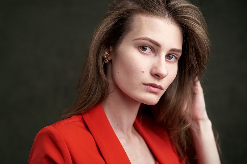 portait, model, girl, портрет, модель, девушка, арт, art In Red фото превью