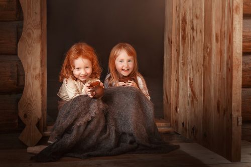 утро в деревне