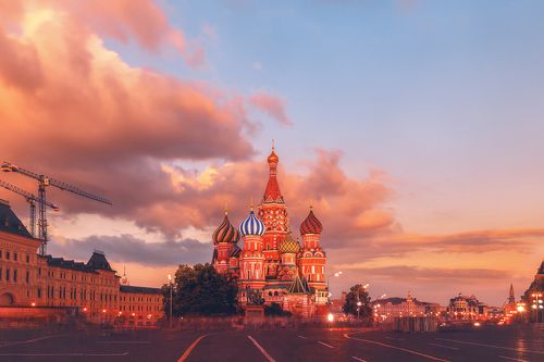 Закат на Красной Площади