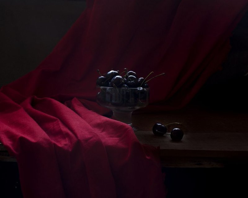 Натюрморт с черешней фото превью