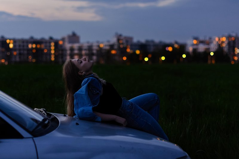 night, portrait, outdoor, nightportrait, photographermoscow, moscow Ksenya фото превью
