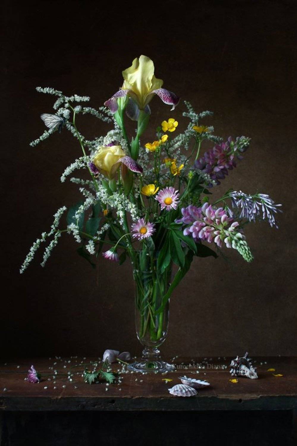 натюрморт, лето, июнь, цветы, букет, Курочкина Диана