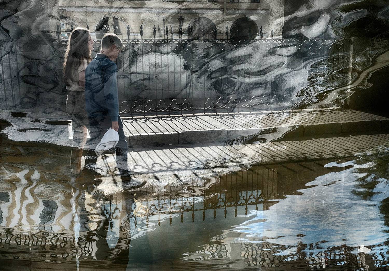 санкт-петербург, канал грибоедова, отражение, Ольга Александрова
