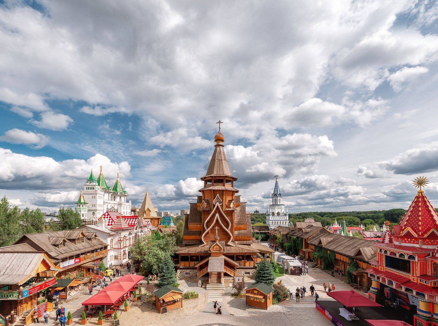 Измайлово, измайловский кремль, москва. россия, облака, небо, церковь, Анастасия Мазурева