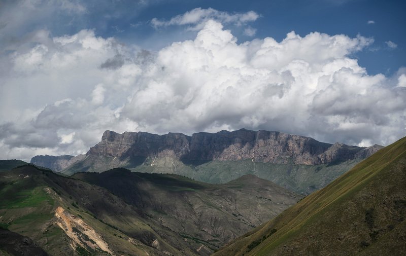чегем горы облака кавказ природа пейзаж Чегем. фото превью