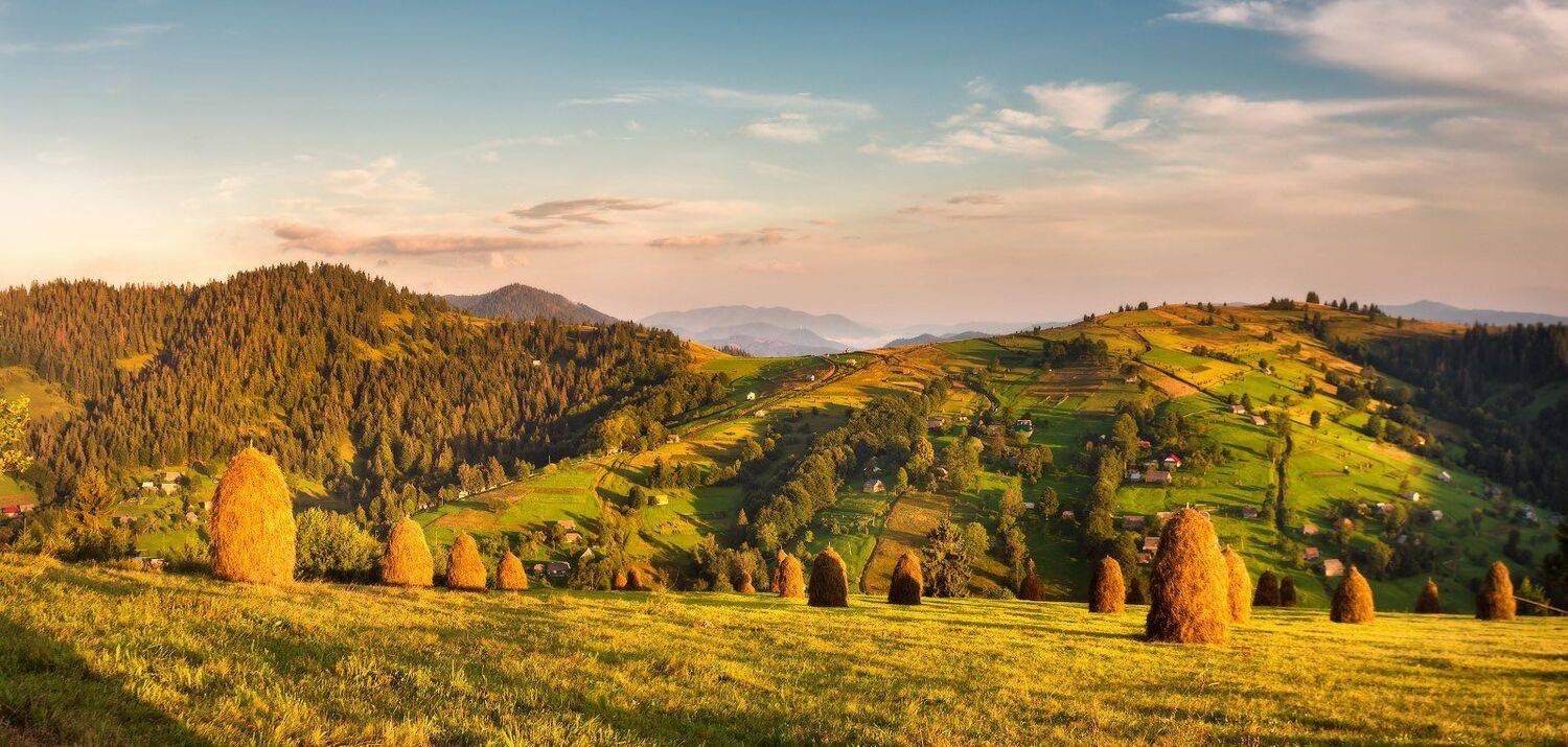 август, вечер, горы, закат, карпаты, лето, украина, Вейзе Максим