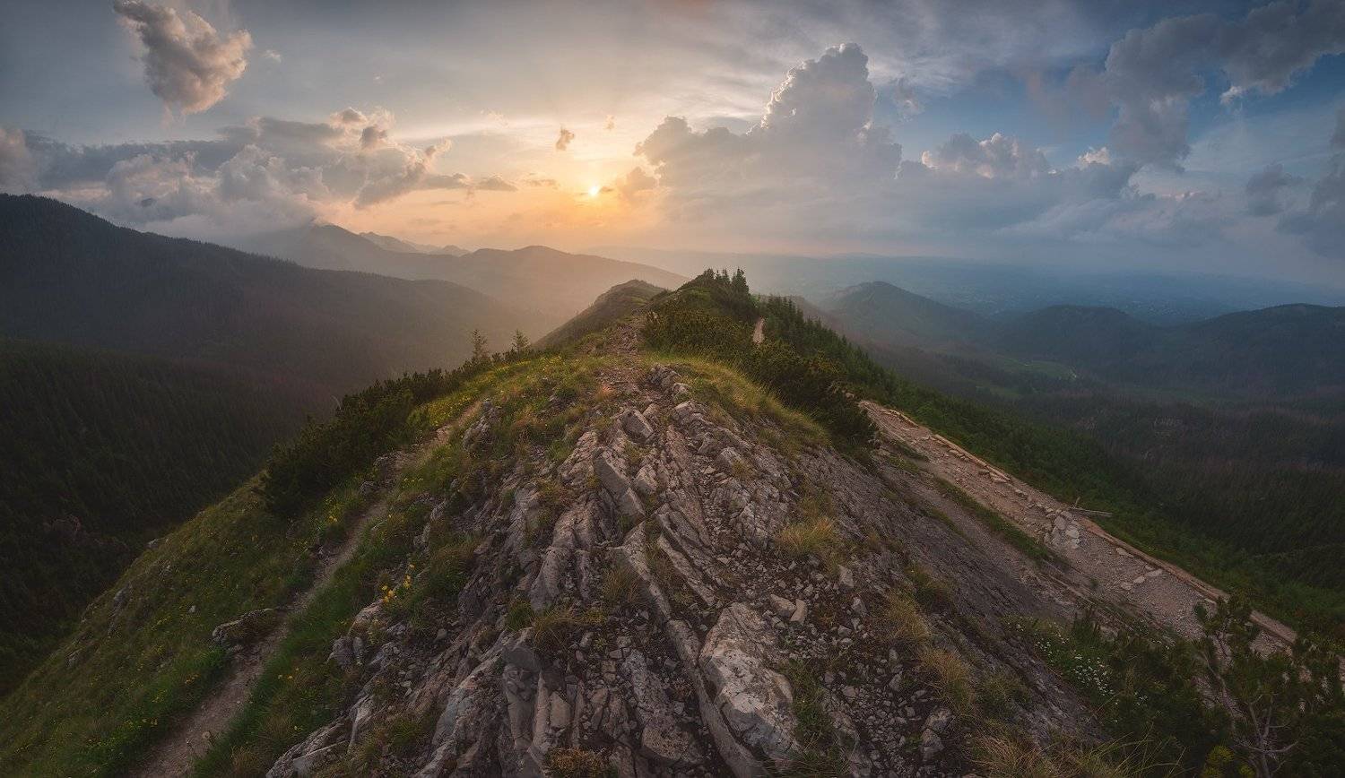 пейзаж отпуск горы польша закат никон, Алексей Мельситов