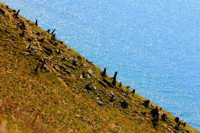 озеро, вода, трава, камни, island, lake, baikal, water, grass, stones Байкальский Инь-Янь... фото превью