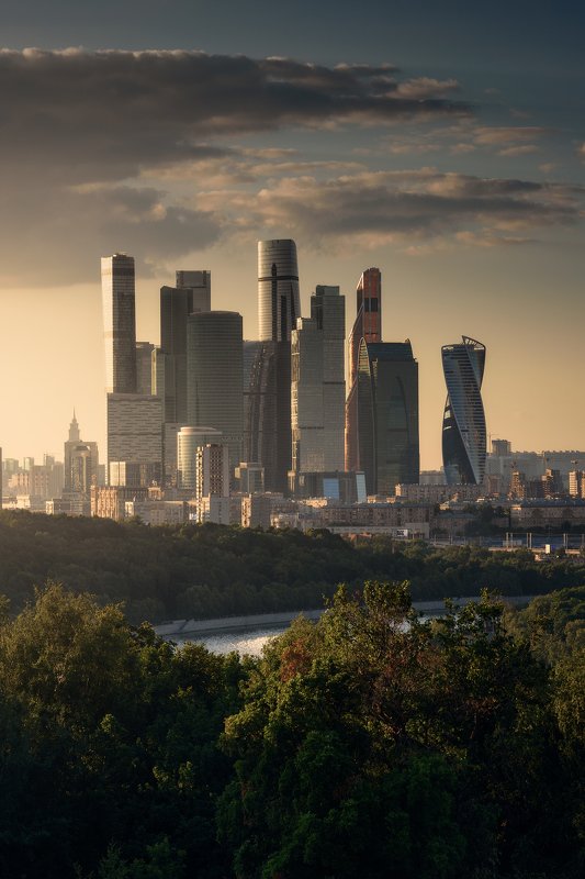 москва, россия, город, архитектура, закат, nikon, moscow, architecture, skyscraper Москва Сити фото превью