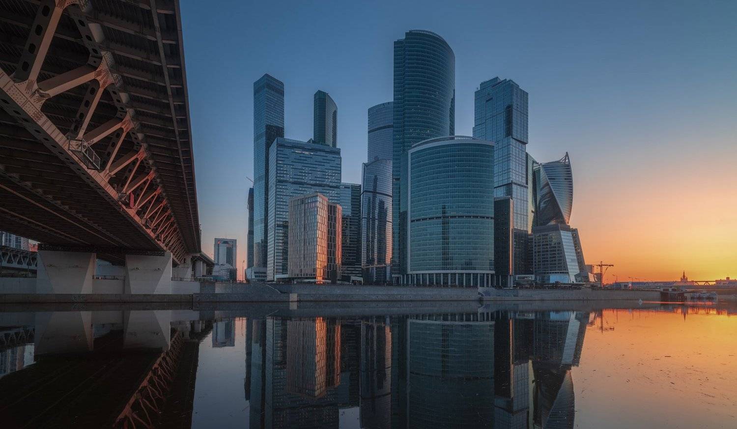 утро, рассвет, река, москва, Виталий Левыкин