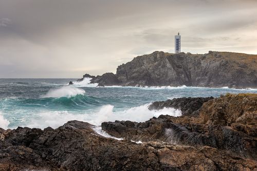 Маяк. Faro de Punta Frouxeira
