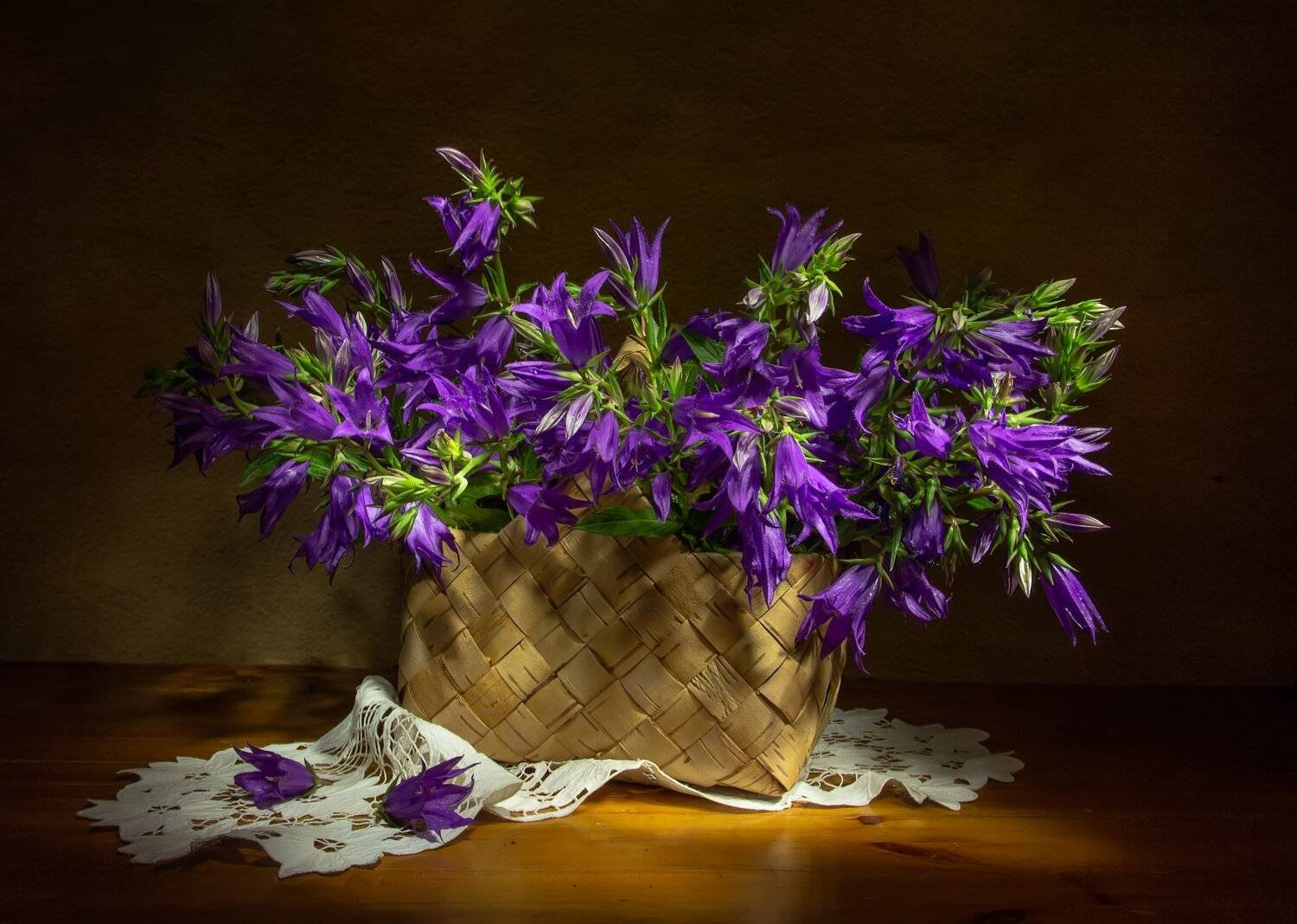 натюрморт, колокольчики, Татьяна Феденкова