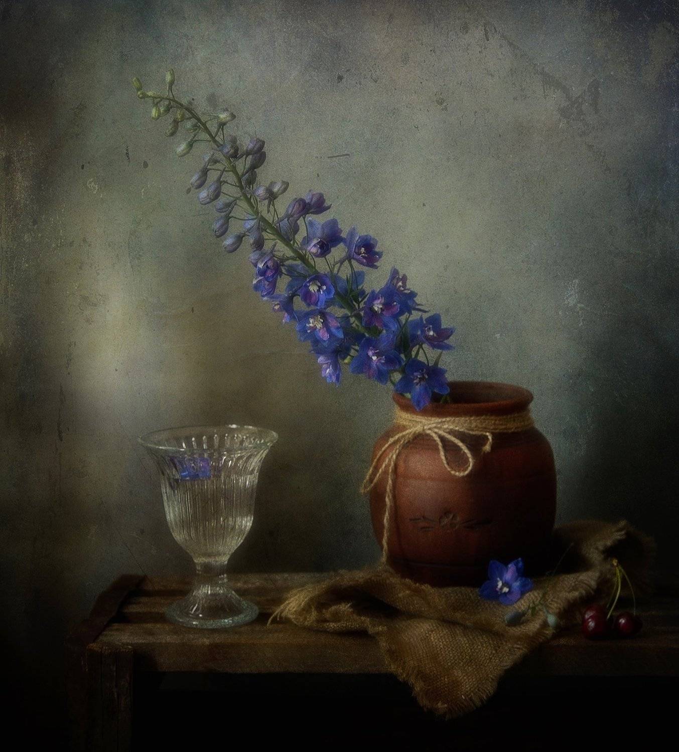 натюрморт,дельфиниум,цветы, Наталия К