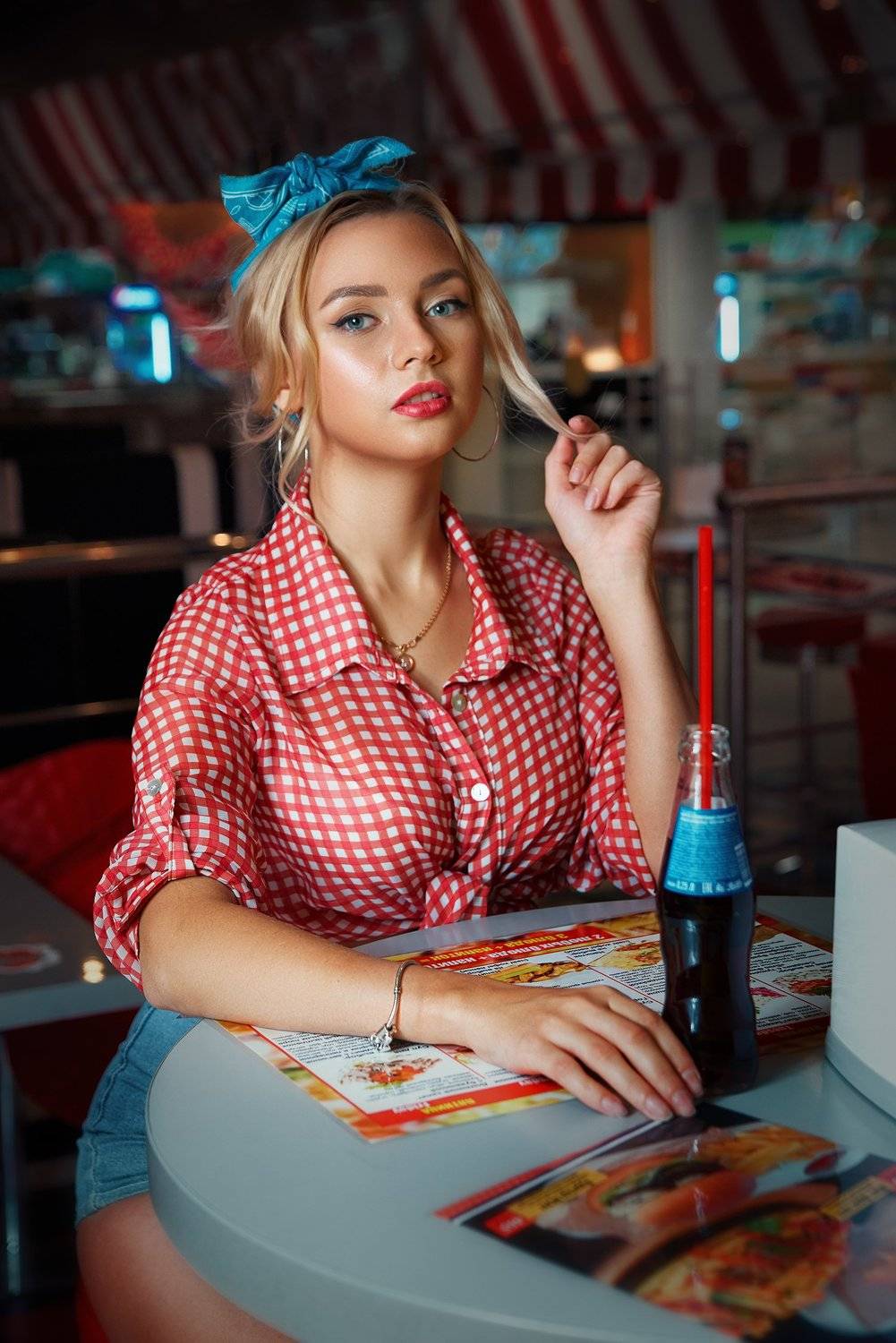 pinup, girl, nikon, cafe, Вадим Гудков