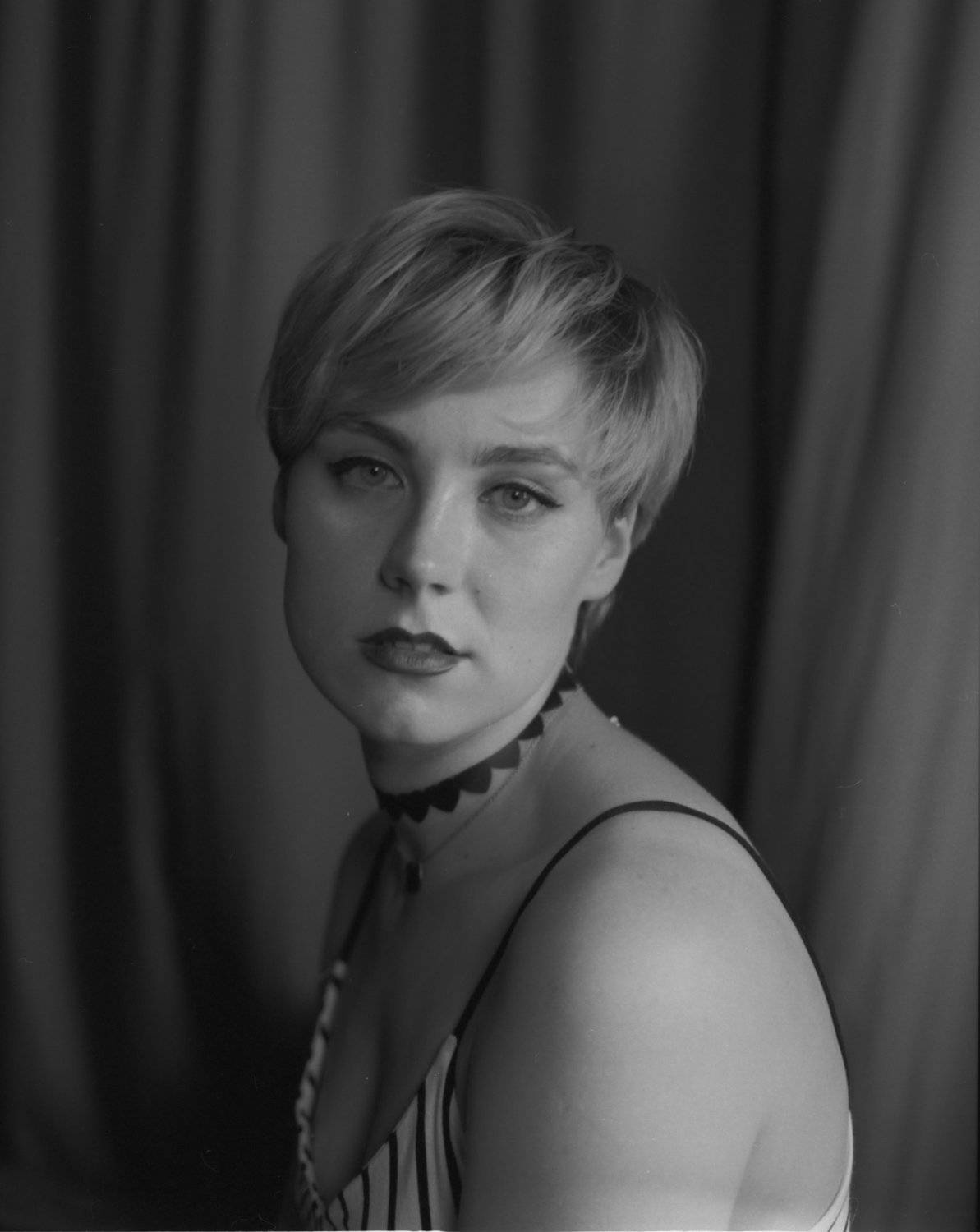 portrait, film, medium format,, valeko