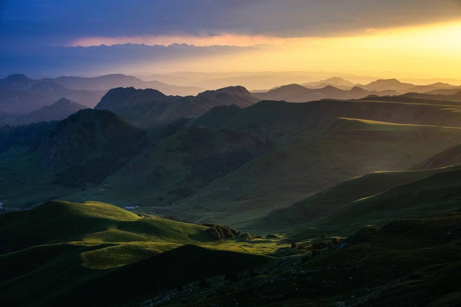 кчр,перевал гум баши,закат,горы ,, Коркин Вадим