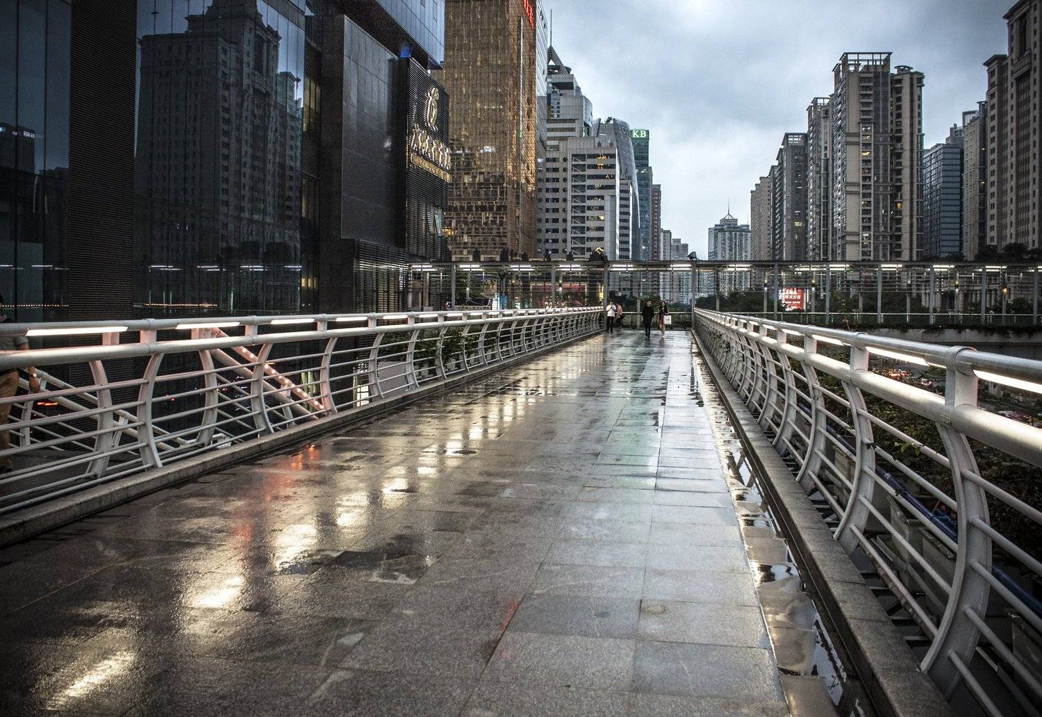 travel, город, небоскребы, вечер, Сергей Владимиров