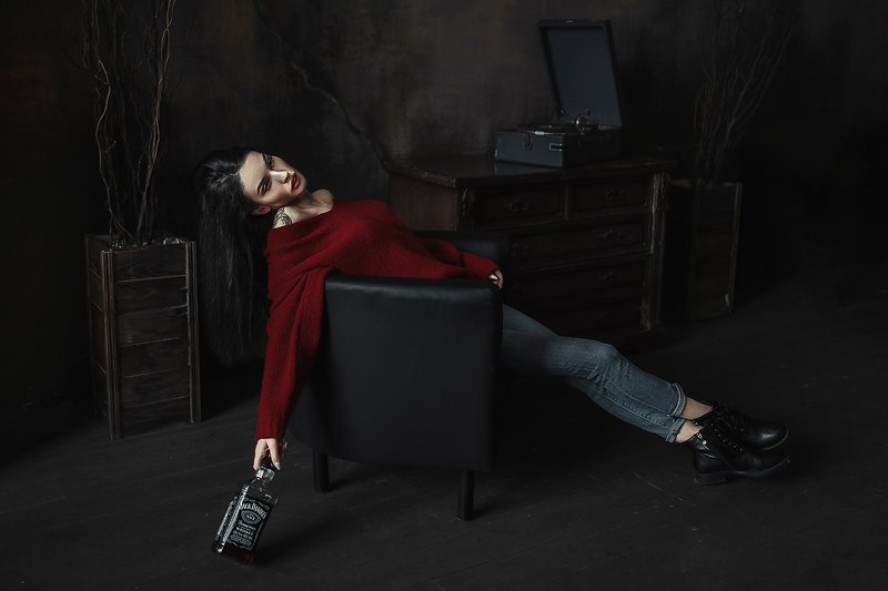 портрет, модель, арт, art Депрессия фото превью