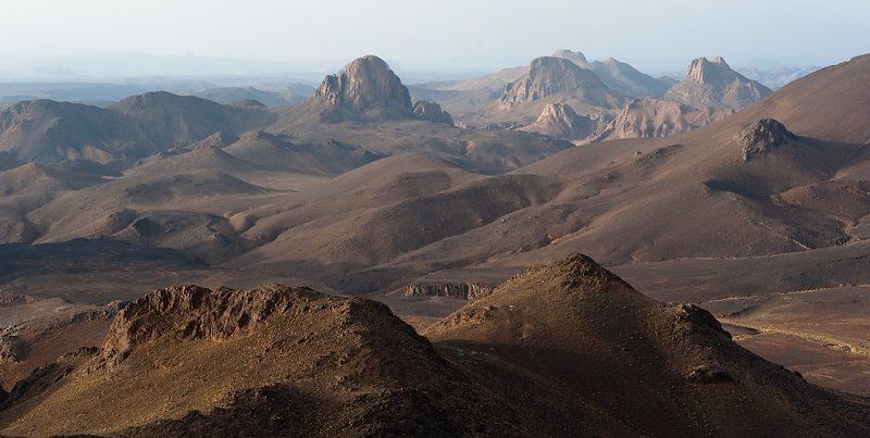 сахара, ассекрем Ассекрем. Утро. фото превью