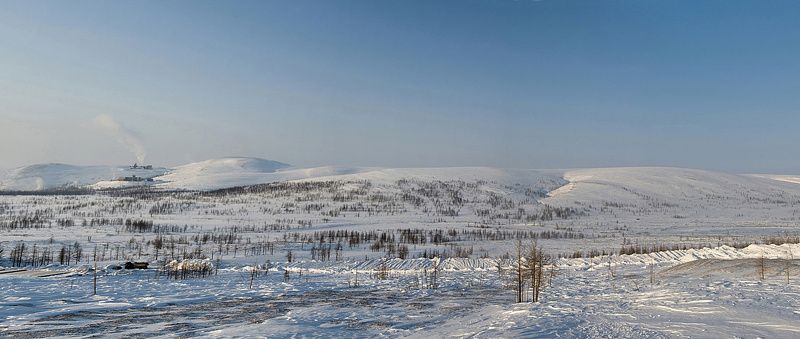таймыр,зима Просторы тундры фото превью