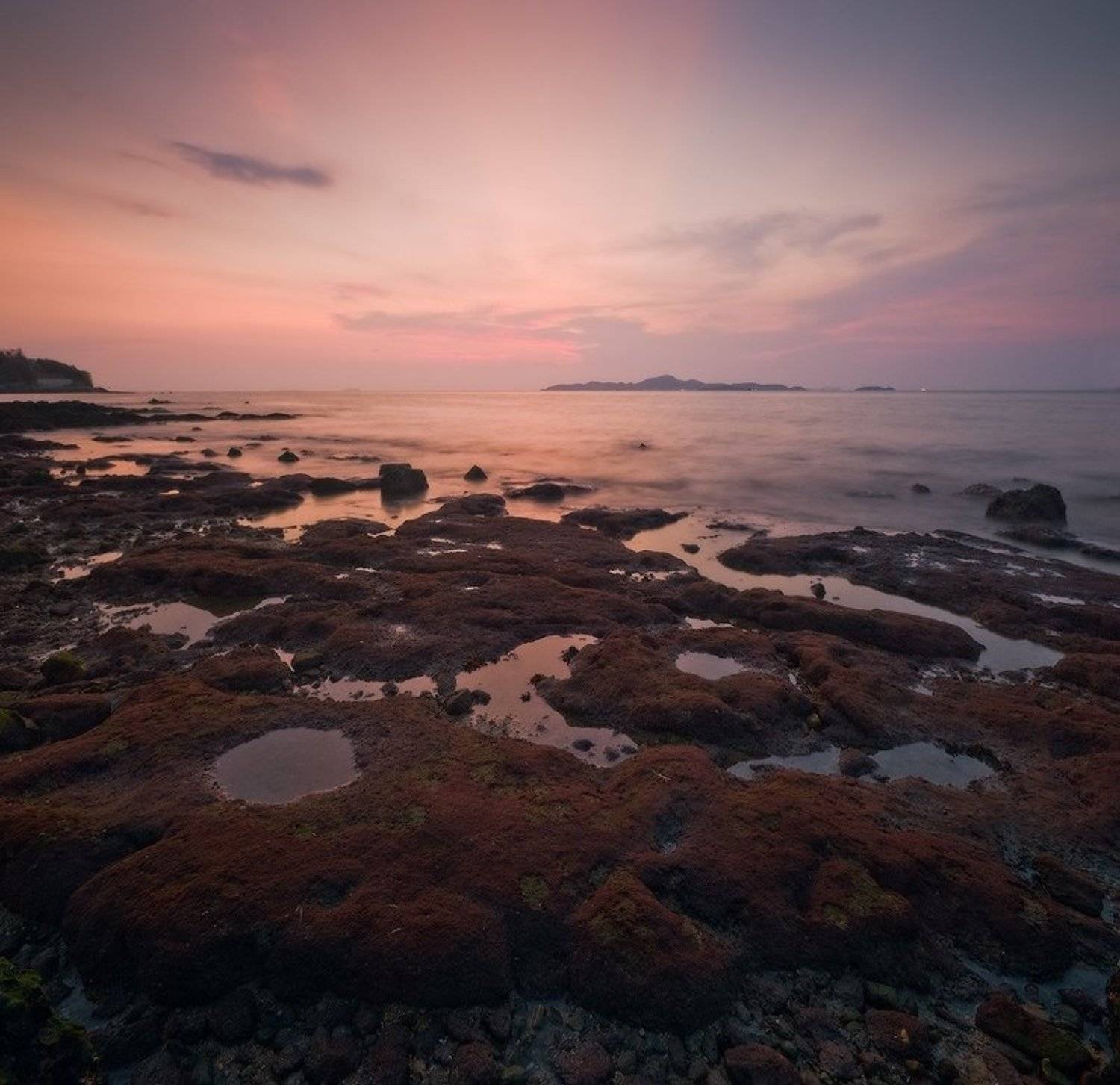 море, камни, закат, тай, Boris Bogdanov