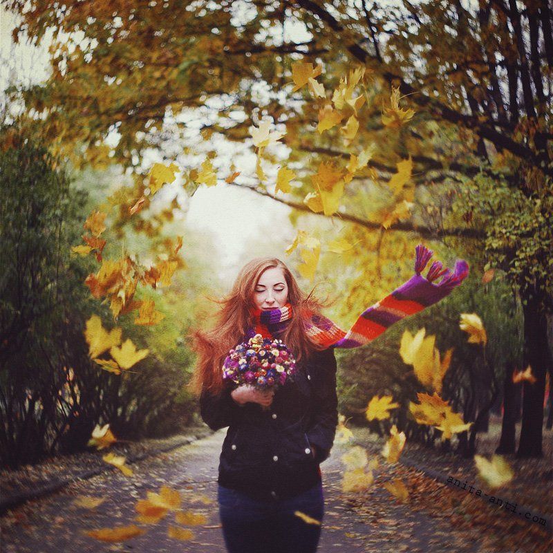 Autumn swirl фото превью