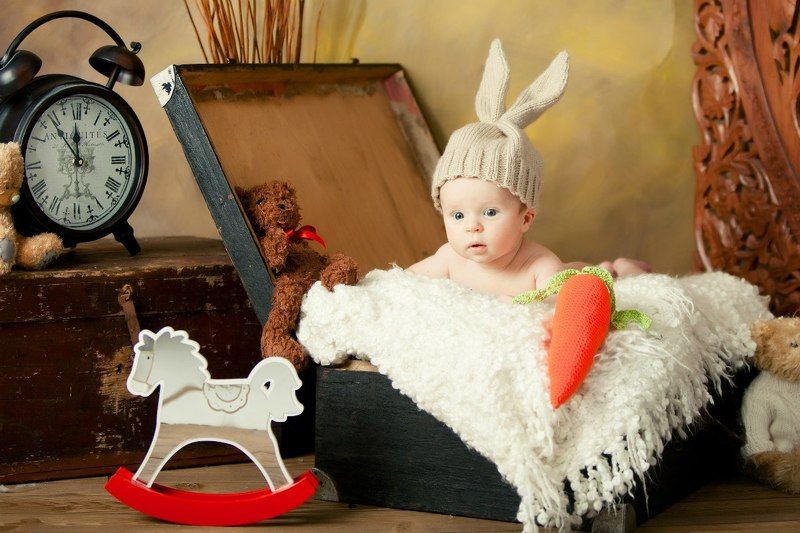 дети, детское фото Зайка фото превью