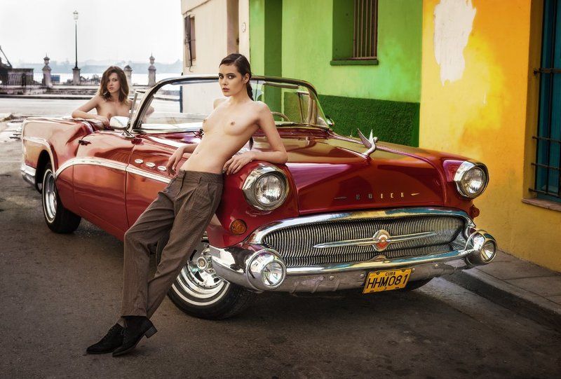 куба, авто, улица, ню, buick Buick фото превью