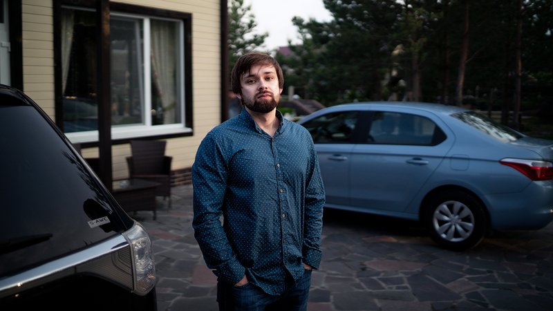 портрет, мужчина, борода, автомобиль, весна, лето, тепло Прибытие фото превью