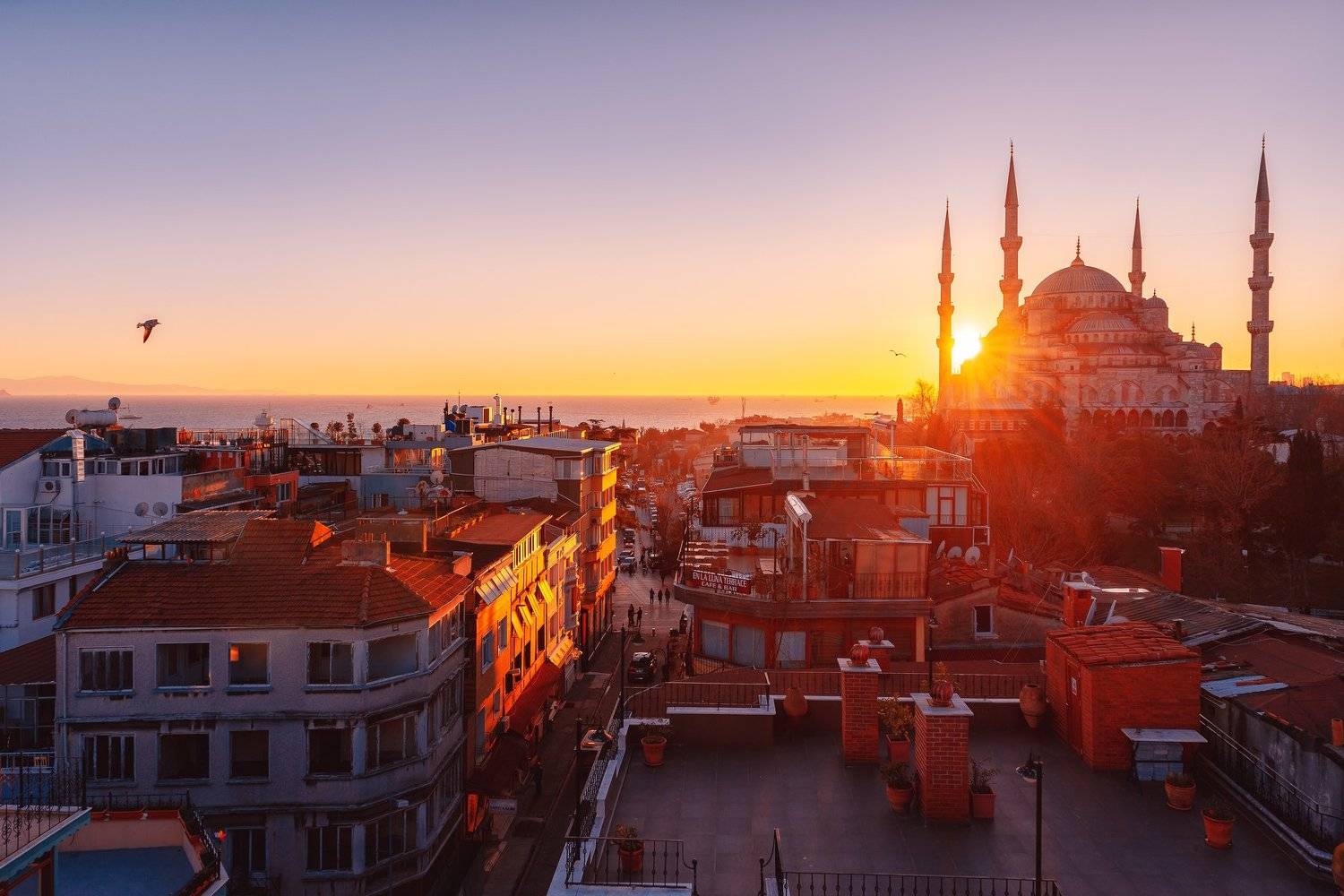 солнце, свет, мечеть, голубая мечеть, стамбул, закат, Анастасия Мазурева