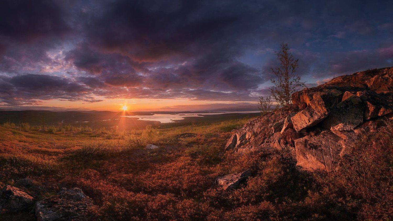 khibiny, хибины, sunset, закат, Александр Шаранов
