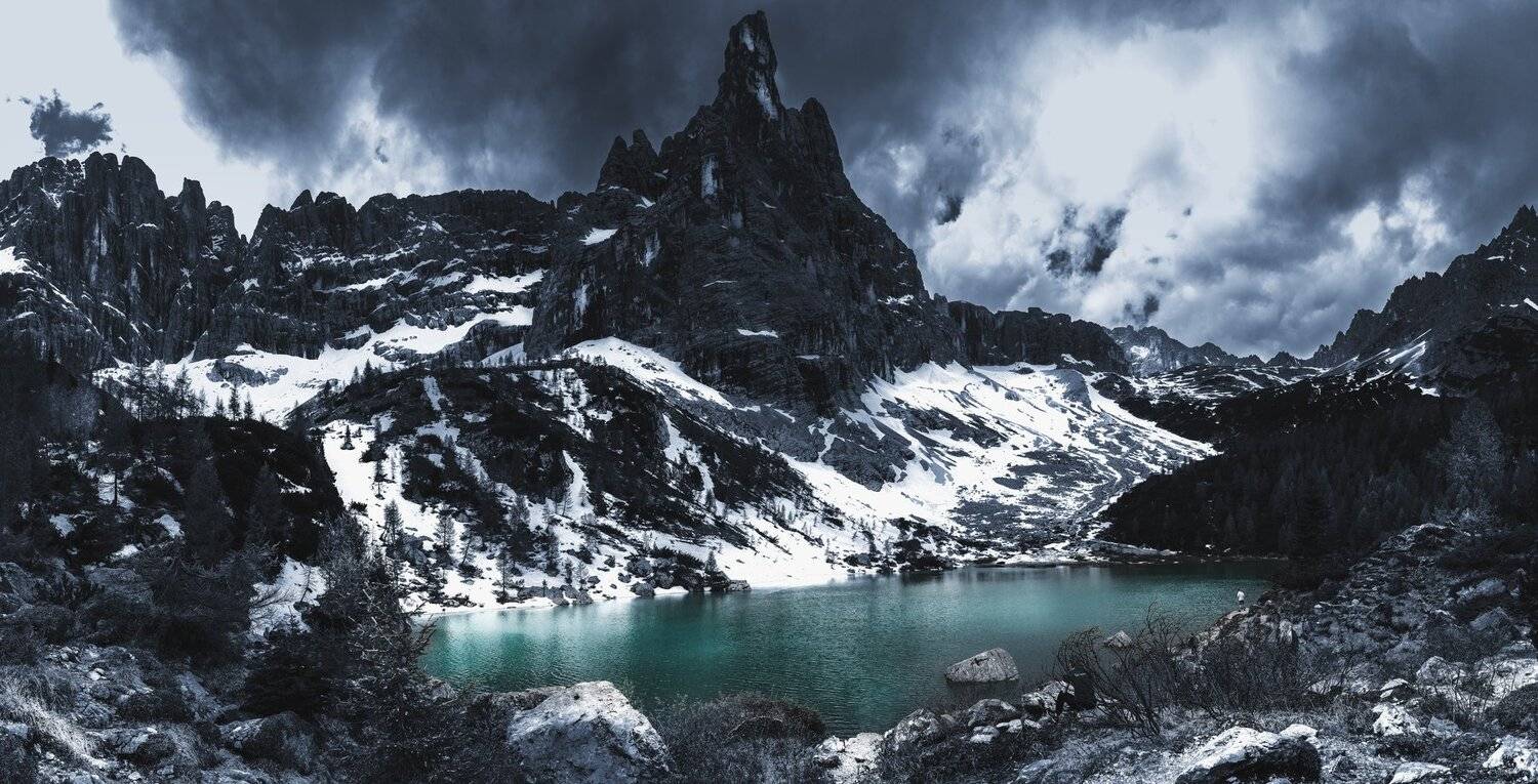 rocks, peaks, cluouds, explore, mood, sorapis, dolomites, Сергей Быков