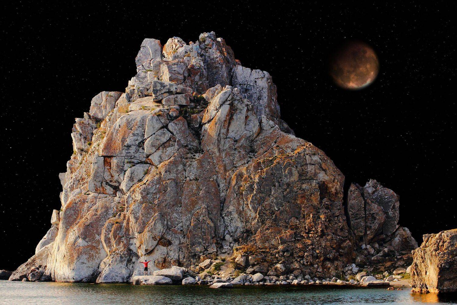 креатив, обработка, концепция, жертвоприношение, concept, sacrifice, shaman, rock, cape, baikal, Дмитрий Салтыков