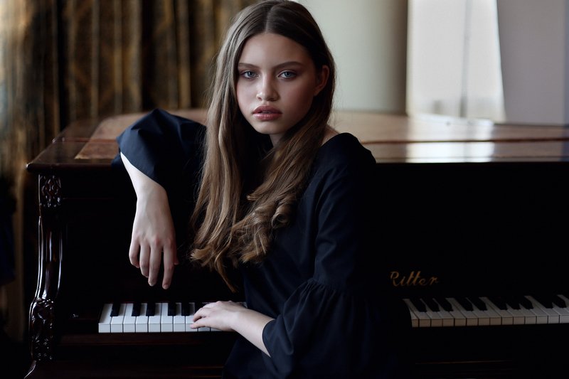 портрет, модель, девушка, portrait, girl Милана фото превью