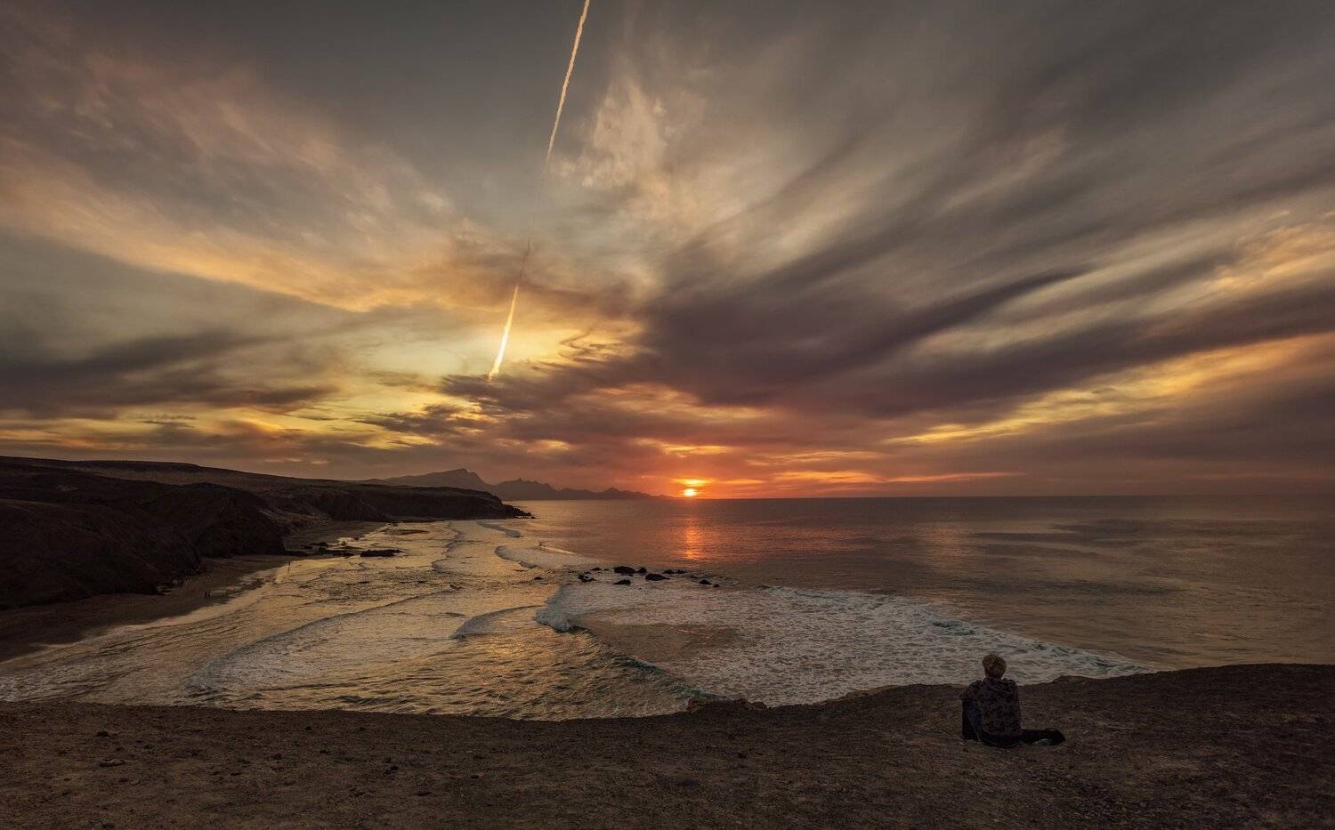 закат, океан, Александр Безмолитвенный