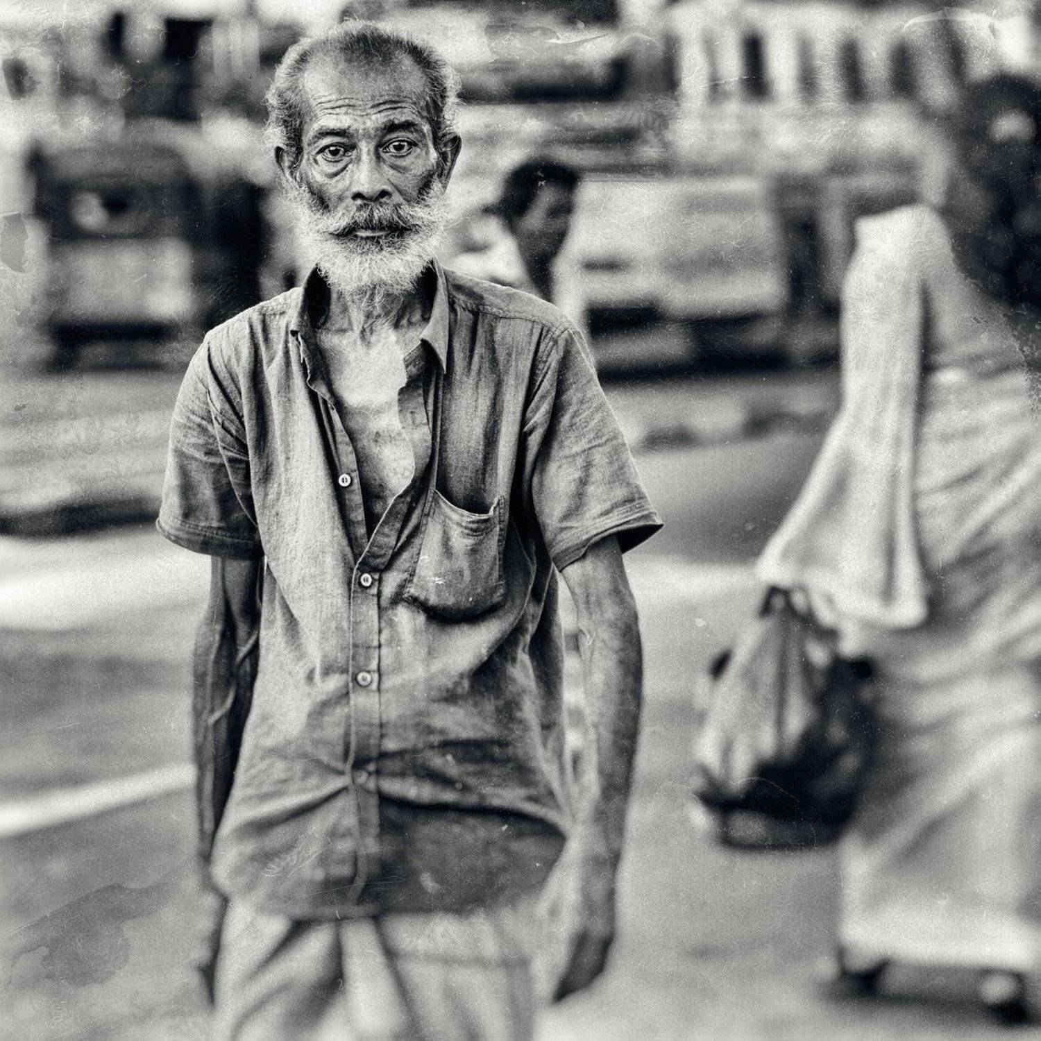 шри-ланка, матара, прохожий, взгляд, усы., Стяжкин Дмитрий