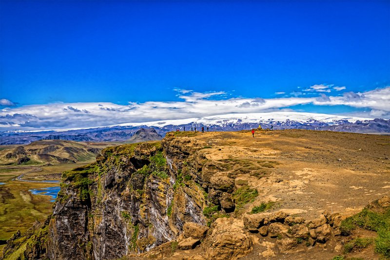 пейзаж, лето, природа, исландия, ладшафт На плато фото превью