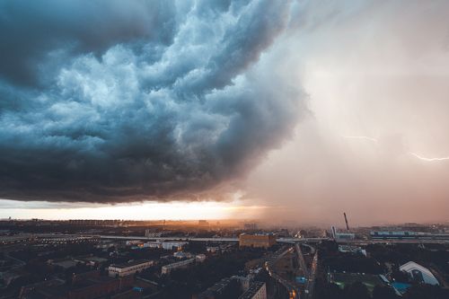 Гроза в Санкт-Петербурге // Storm in Saint-Petersburg
