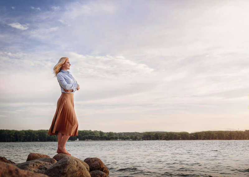 портрет, фотосессия на природе Алена фото превью