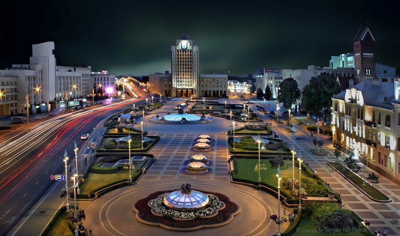 беларусь, город, минск, вечер, фотосфера-минск З июля – день освобождения Минска! фото превью