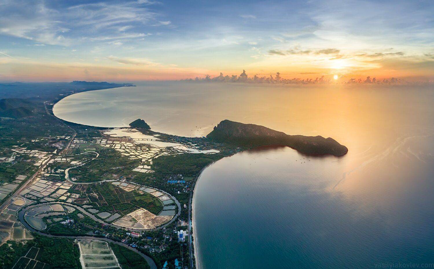 таиланд, квадрокоптер, дрон, бухта, море, Василий Яковлев