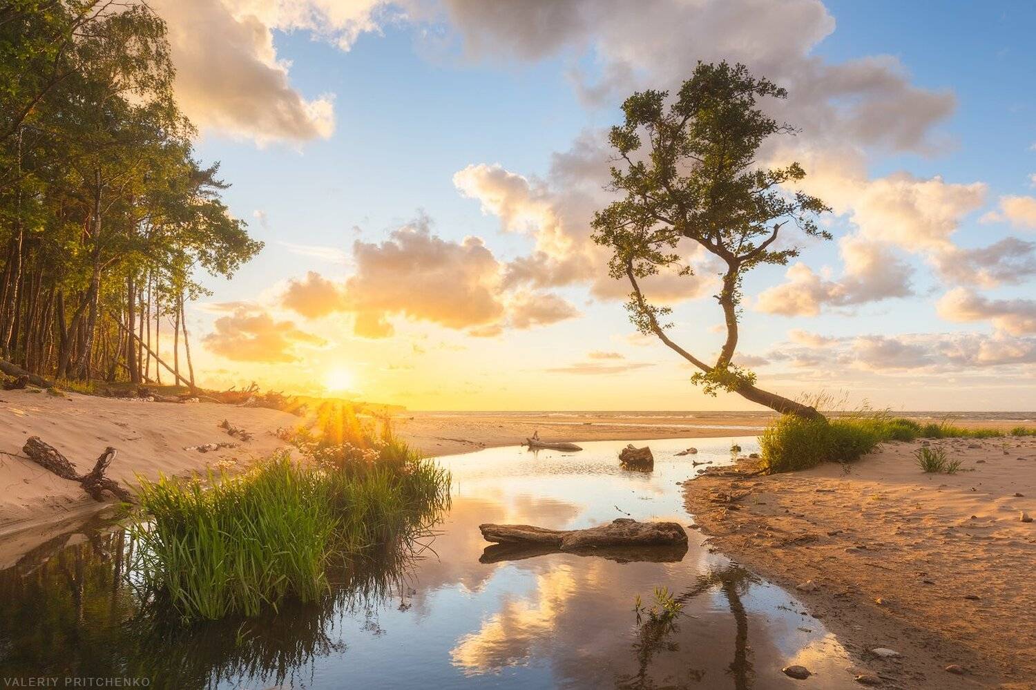 природа, пейзаж, море, закат, sunset, landscape, nature, sea, Валерий Притченко