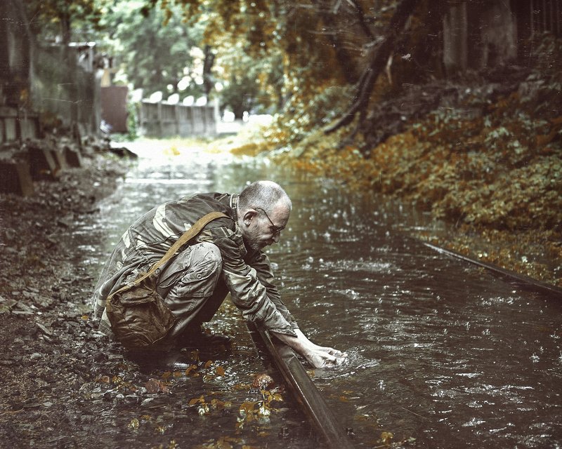 сталкер дождь зона рельсы Сталкер фото превью