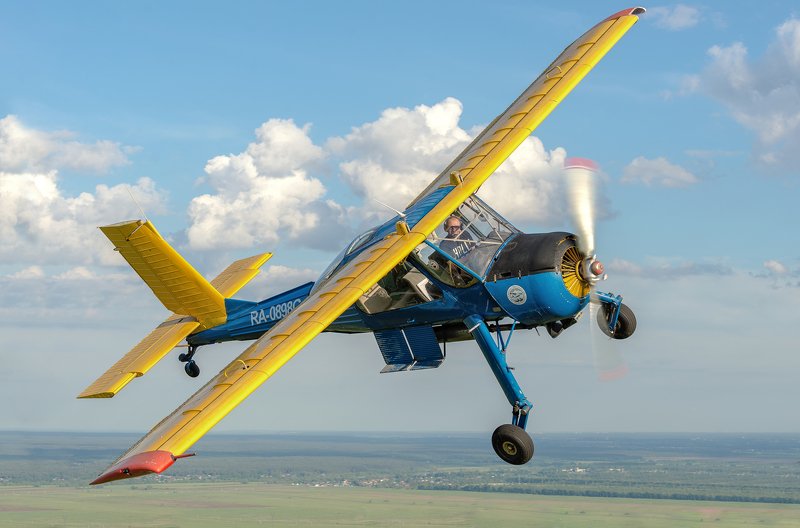 Над деревней Клюевкой фото превью