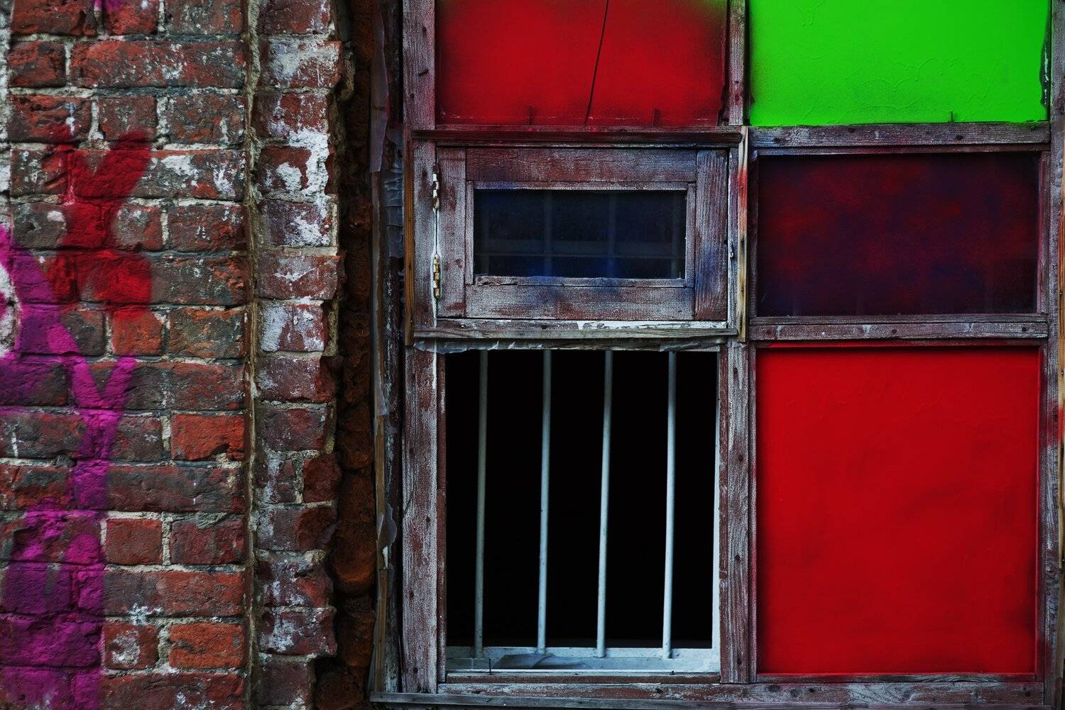 окна, стена, геометрия, Алексей Егоров