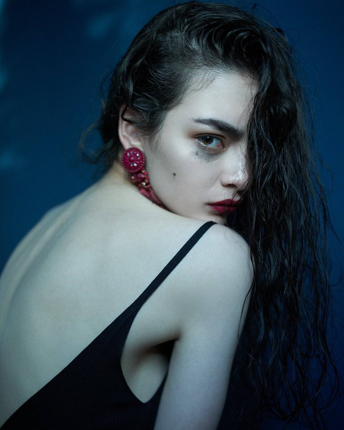 девушка, цветок, юность, тело, красота, Тина Рузина