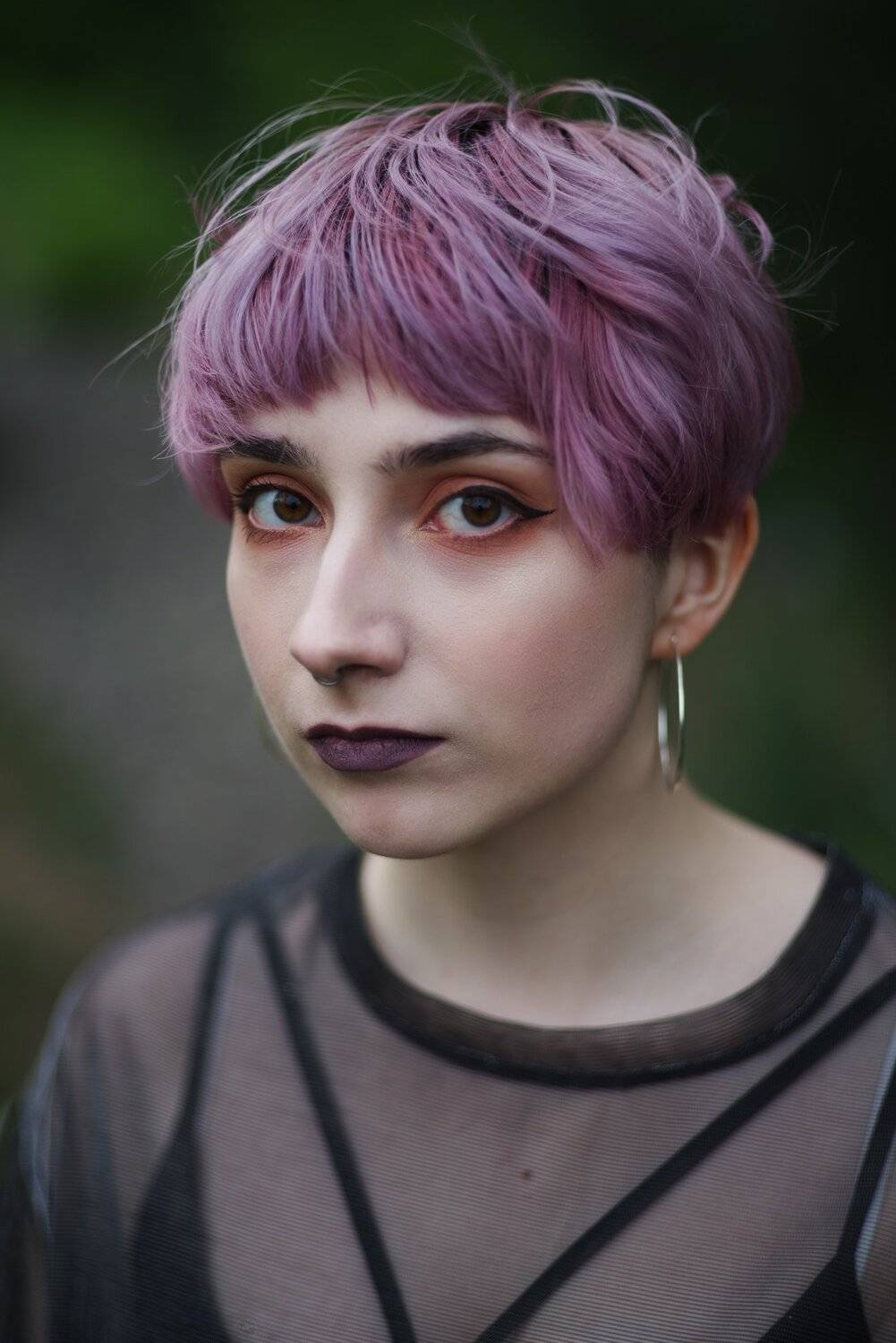 портрет, цветные волосы, Алексей Егоров