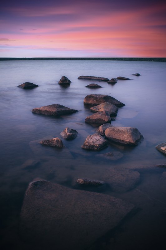 Закат на о. Шарташ фото превью