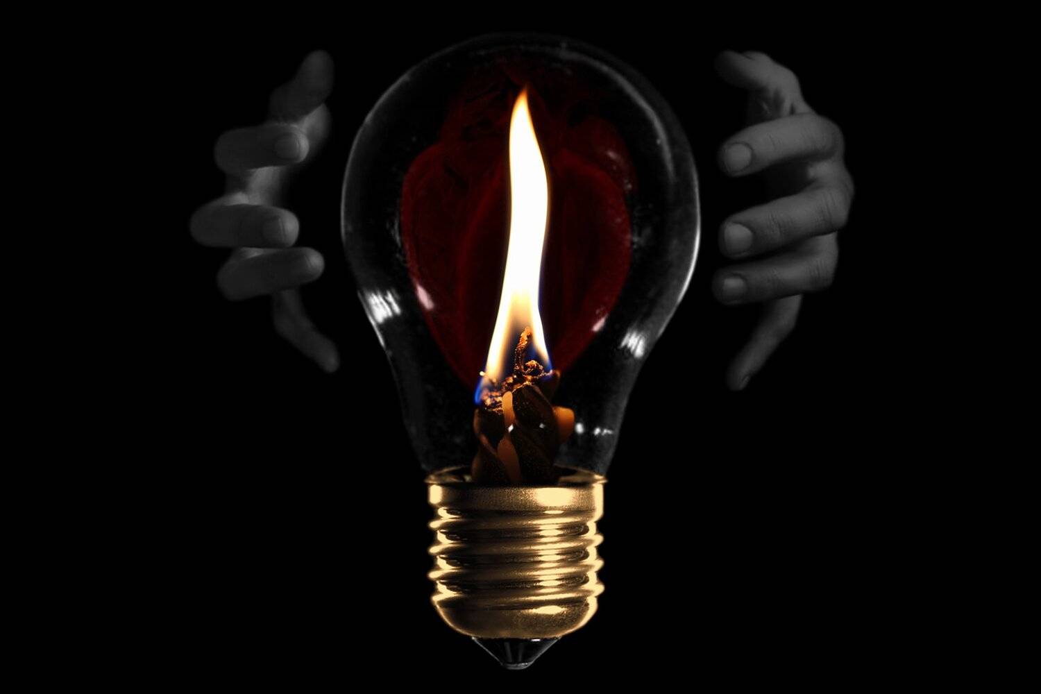 креатив, обработка, концепция, огонь, жизнь, concept, fire, life, live, candle, Дмитрий Салтыков